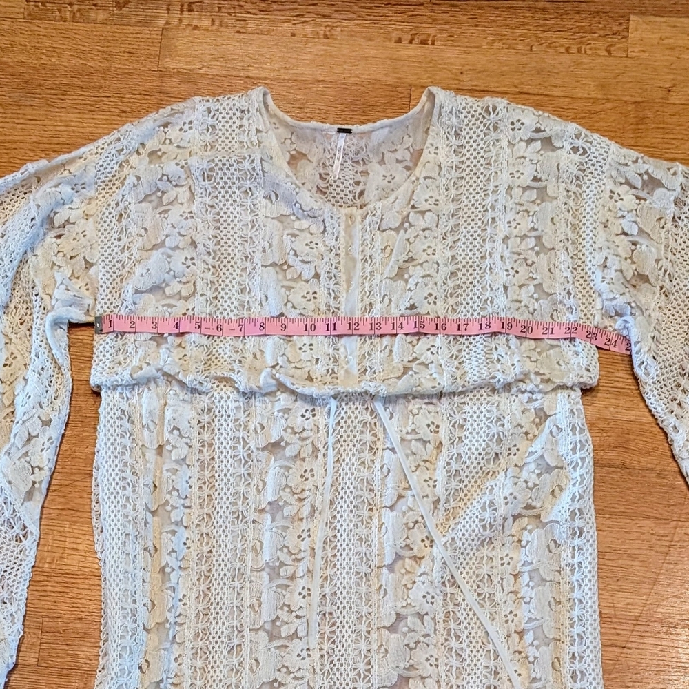 ✨RARE✨ NWOT Free People Vintage Lace Maxi Dress - Picture 11 of 16